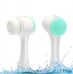 50Pcs Dual Head Handheld Cleansing Brush 