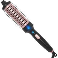 2Pcs Heated Round Ionic Hair Curler